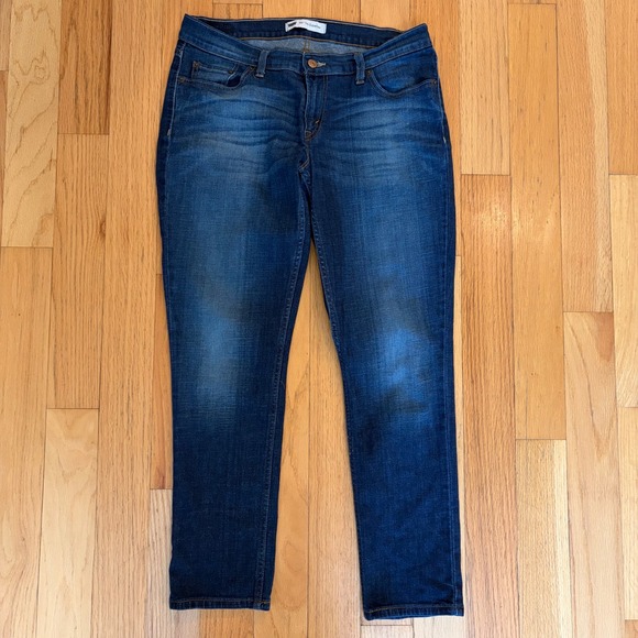 Levi's Denim - Levis 524 Too Superlow Jeans Womens 11S Dark Wash Slim Straight Denim W30 Y2K